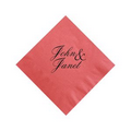 Coral Beverage Napkins